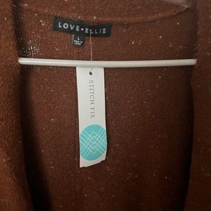 LOVE Ellie brand Burnt orange Cardigan. New never used